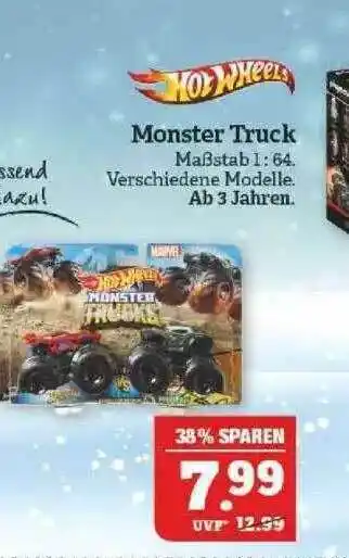 Marktkauf Hot Wheels Monster Truck Angebot