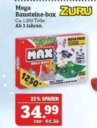 Marktkauf Mega Bausteine-box Zuru Angebot