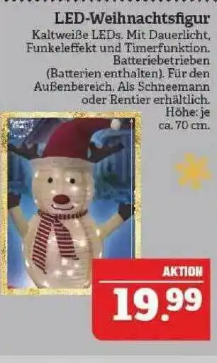 Marktkauf Led- Weihnachtsfigur Angebot