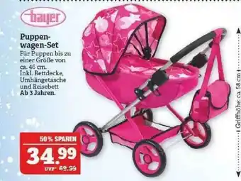 Marktkauf Bayer Puppenwagen-set Angebot