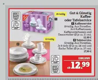 Marktkauf Gut & Günstig Kaffee- Oder Tafelservice Angebot