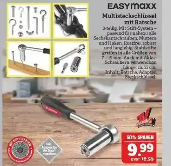 Marktkauf Easymaxx Multisteckschlüssel Mit Ratsche Angebot