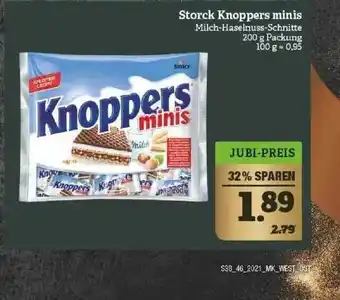 Marktkauf Storck Knoppers Mini Angebot