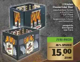 Marktkauf 2 Kästen Hasseröder Bier Angebot