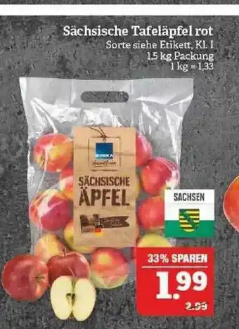 Marktkauf Sächsische Tafeläpfel Rot Angebot