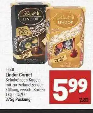 Marktkauf Lindt Lindor Cornet Angebot