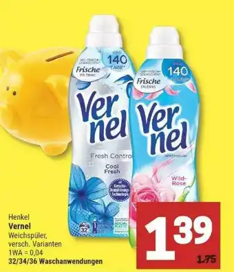 Marktkauf Henkel Vernel Weichspüler Angebot