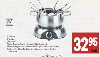 Marktkauf Clatronic Fondue Fd3516 Angebot