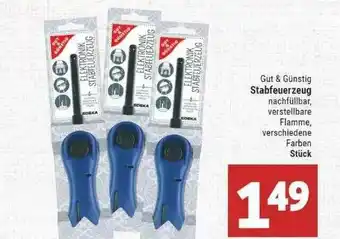 Marktkauf Gut & Günstig Stabfeuerzeug Angebot