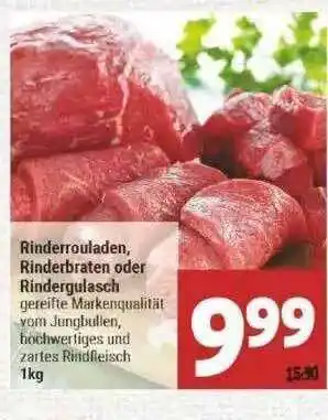 Marktkauf Rinderrouladen, Rinderbraten Oder Rindergulasch Angebot