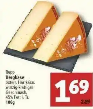 Marktkauf Rupp Bergkäse Angebot