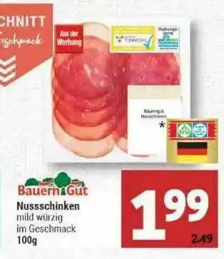 Marktkauf Bauern Gut Nussschinken Angebot