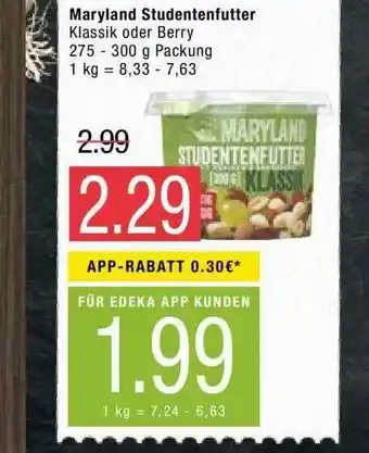 Marktkauf Maryland Studentenfutter Angebot