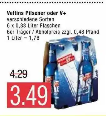 Marktkauf Veltins Pilsener Oder V+ Angebot