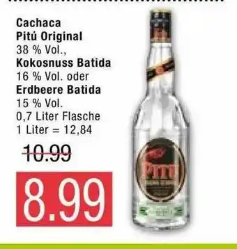 Marktkauf Cachaca Pitú Original Oder Kokkosnuss Batida Oder Erdbeeren Batida Angebot