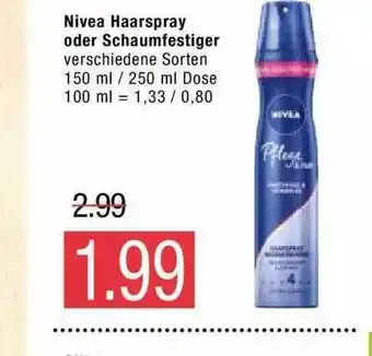 Marktkauf Nivea Haarspray Oder Schaumfestiger Angebot