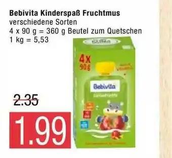 Marktkauf Bebivita Kinderspaß Fruchtmus Angebot