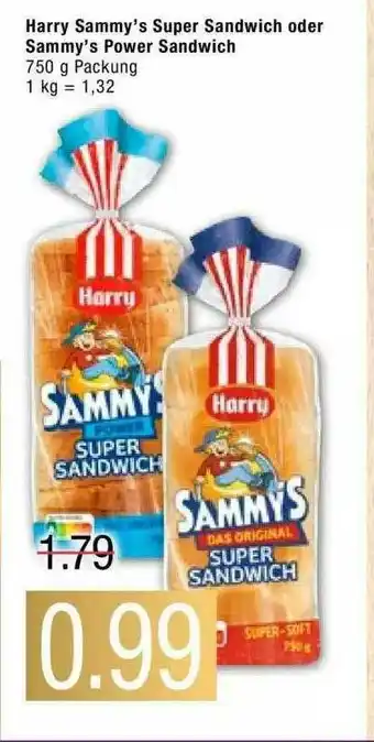 Marktkauf Harry Sammy's Super Oder Power Sandwich Angebot