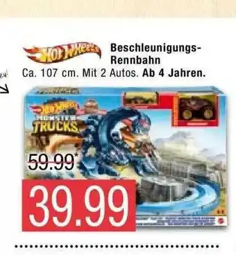 Marktkauf Hot Wheels Beschleunigungs Rennbahn Angebot