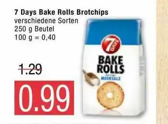 Marktkauf 7 Days Bake Rolls Brotchips Angebot