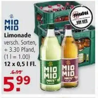 Multi Markt Mio Mio Limonade Angebot