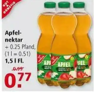 Multi Markt Gut & Günstig Apfelnektar Angebot