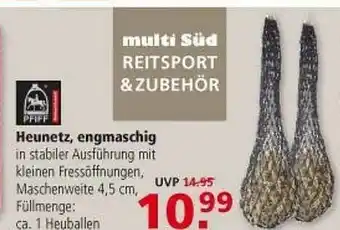 Multi Markt Heunetz Engmaschig Angebot