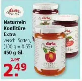 Multi Markt Naturrein Konfitüre Extra Angebot