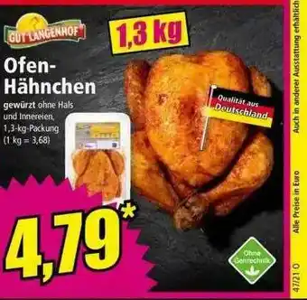 Norma Ofen-hähnchen Gut Langenhof Angebot