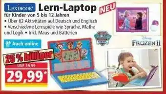 Norma Lexibook Lern-laptop Angebot