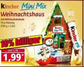 Norma Kinder Mini Mix Weihnachtshaus Angebot