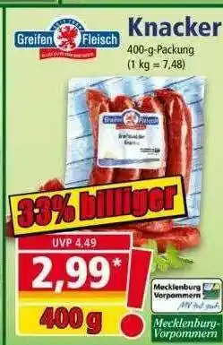 Norma Greifen Fleisch Knacker Angebot