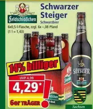 Norma Felschlößchen Schwarzer Steiger Angebot