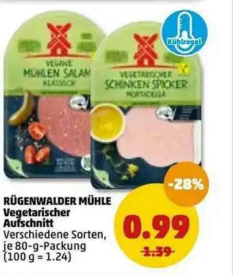 PENNY Rügenwalder Mühle Vegetarischer Aufschnitt Angebot