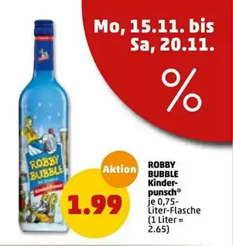 PENNY Roibby Bubble Kinder-punsch Angebot