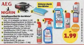 PENNY Aeg Nigrin Autopflegeartikel Für Den Winter Angebot