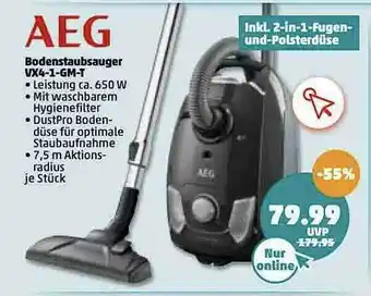 PENNY Aeg Bodenstaubsauger Vx4-1-gm-t Angebot