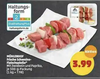 PENNY Mühlenhof Frische Schweine-fleischspieße Angebot