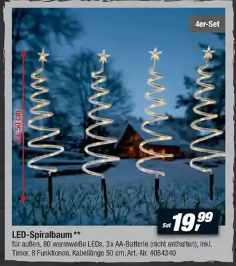 toom Baumarkt LED-Spiralbaum ** Angebot