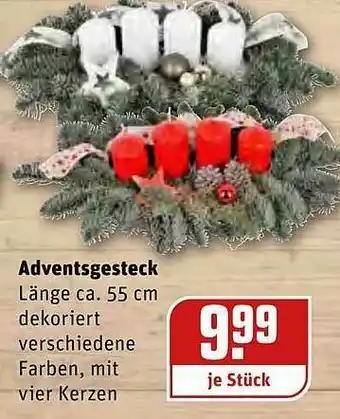 REWE Kaufpark Adventsgesteck Angebot