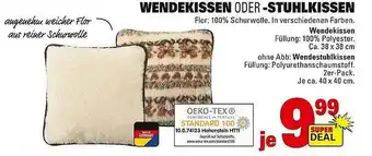 Scheck-in-Center Wendekissen Oder Stuhlkissen Angebot