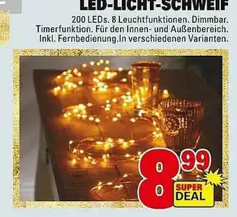 Scheck-in-Center Led-licht-schweif Angebot