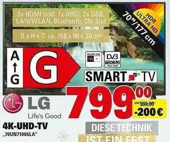 Scheck-in-Center Lg 4k-uhd-tv Angebot