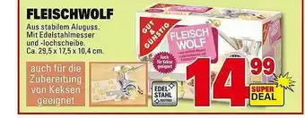 Scheck-in-Center Fleischwolf Gut & Günstig Angebot