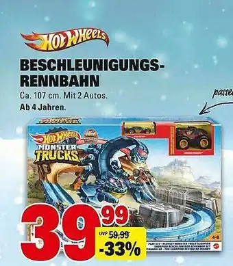 Scheck-in-Center Hot Wheels Beschleunigungs-rennbahn Angebot