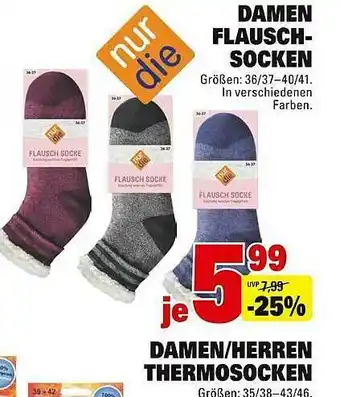 Scheck-in-Center Damen Flauschsocken Oder Damen Oder Herren Thermosocken Angebot