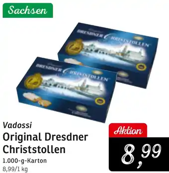 KONSUM Vadossi Original Dresdner Christstollen Angebot