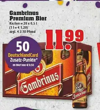 trinkgut Grambrinus Premium Bier Angebot