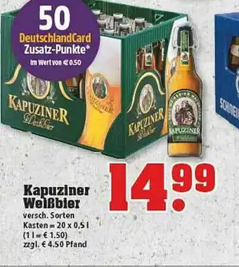 trinkgut Kapuziner Weißbier Angebot