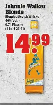 trinkgut Johnnie Walker Blonde Angebot